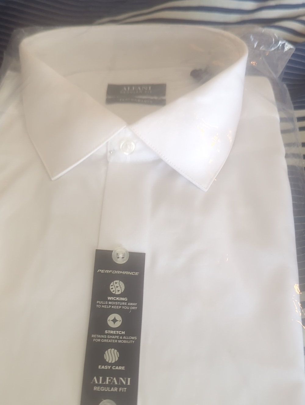 Alfani White Men's Performance Dress Shirt